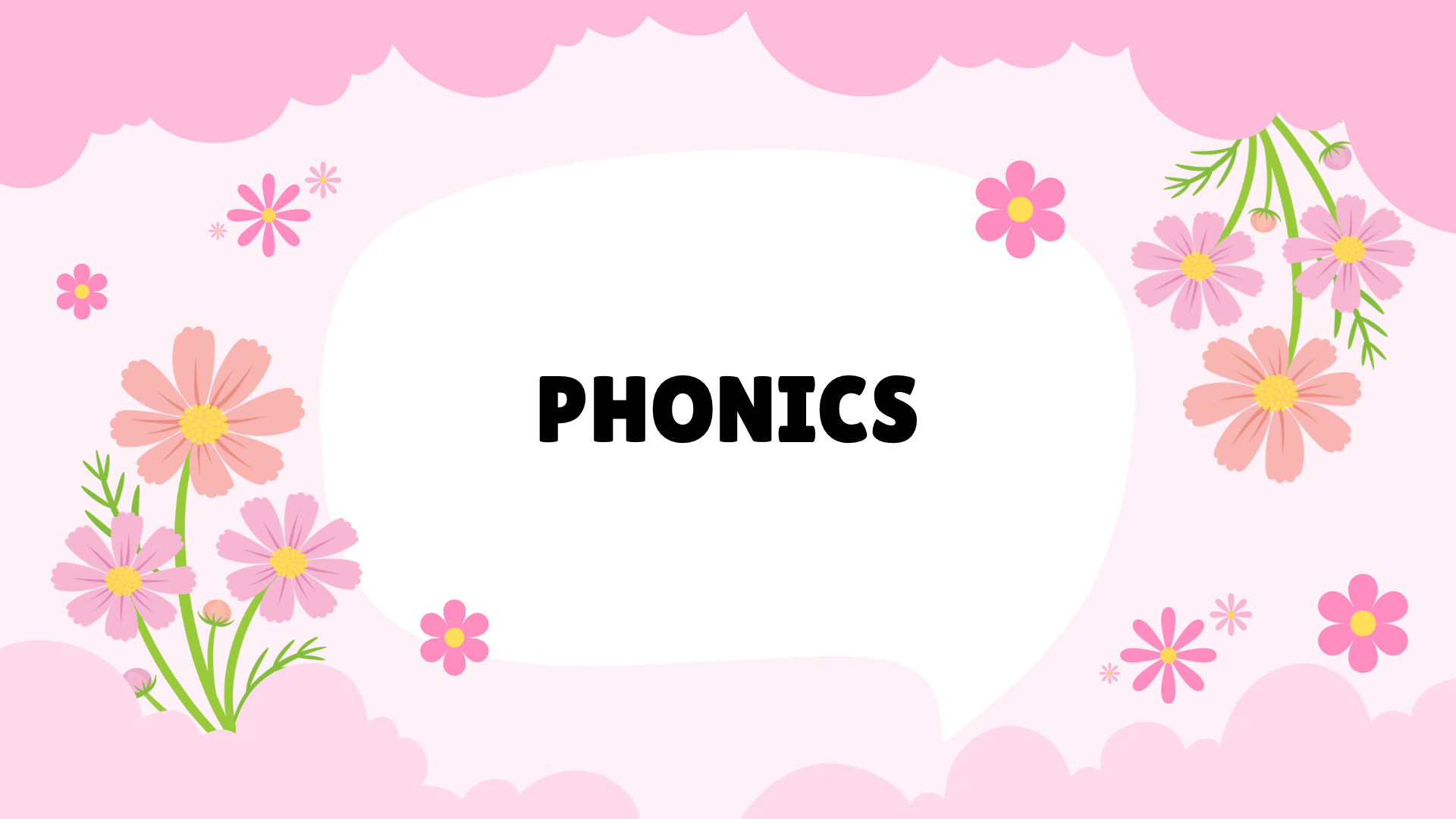 Phonics - Nursery