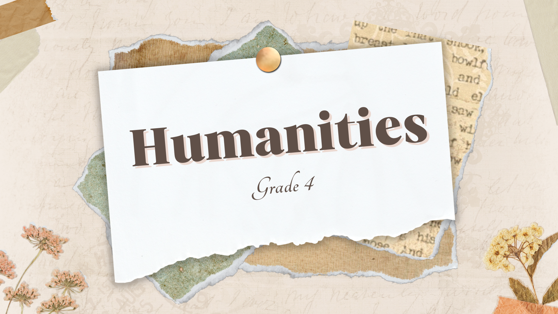 Humanities Grade 4