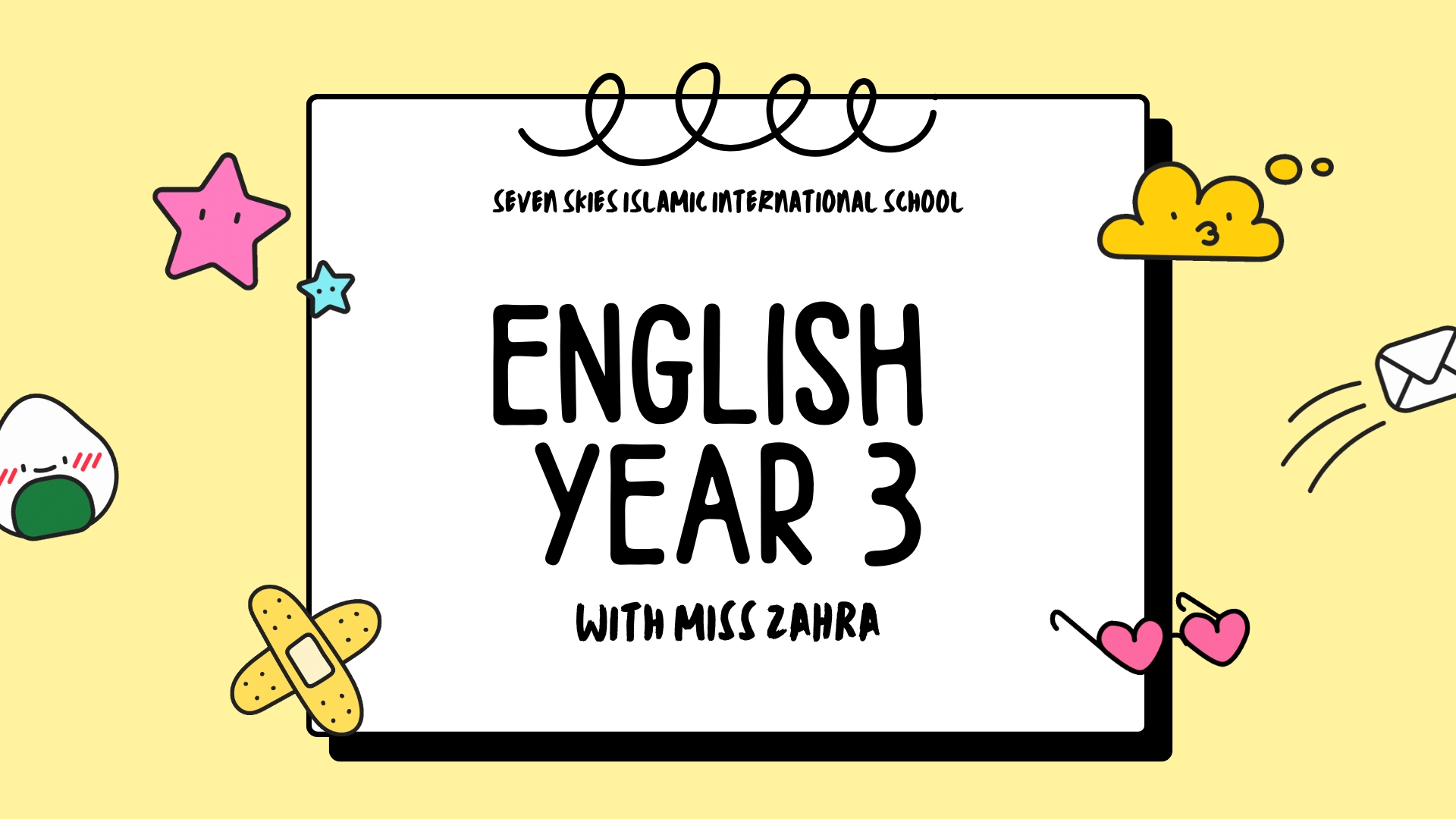 YEAR 3 ENGLISH (25/26)